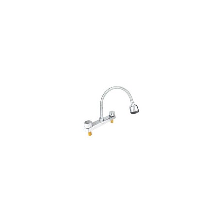 Mezcladora sanplom para fregadero cuello largo 8