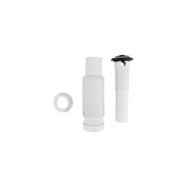Cespol sanplom flexible 1 1/4 de pvc,tipo p , para lavabo