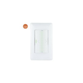 Placa Solaris ultra 1 apagador escalera