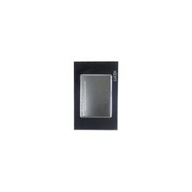 Placa Lucek 1 apagador de escalera de 3 Módulos cristal espe