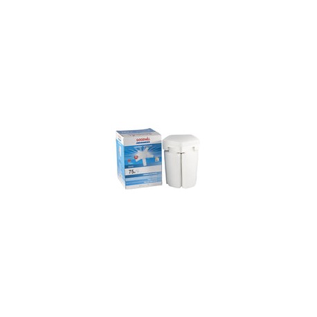 Foco Good Will led 75w tipo ventilador 5 aspas crema