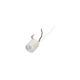Soquet Adir porcelana escuadra c/cables
