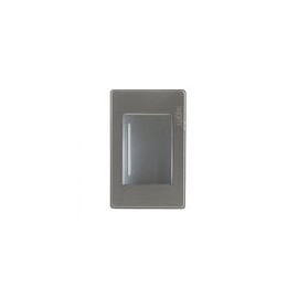 Placa Lucek metal 1 apagador sencillo anonizada