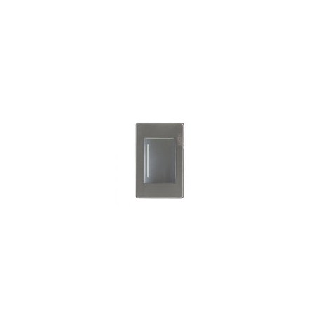 Placa Lucek metal 1 apagador sencillo anonizada