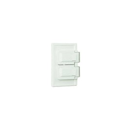 Placa Leviton para intemperie blanca duplex