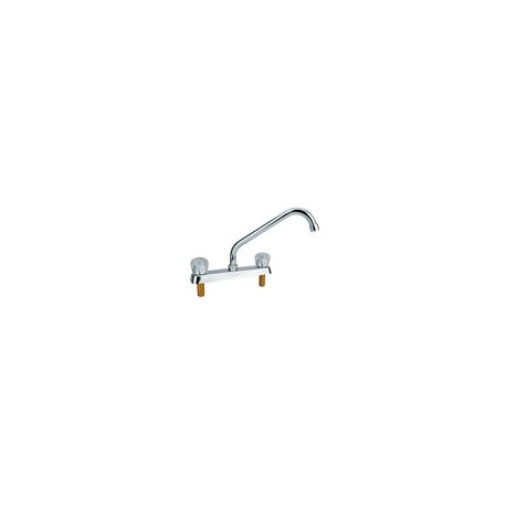 Mezcladora sanplom para fregadero cuello largo 8