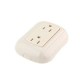 Contacto Sanelec duplex aterrizado visible