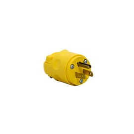 Clavija Leviton pvc 3x15 125v. amarillo 515pv