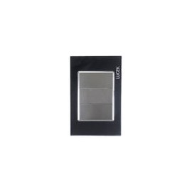 Placa Lucek ciega cristal espejo negro