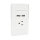Placa luceck 1 contacto 2 usb