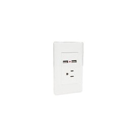 Placa luceck 1 contacto 2 usb