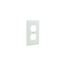 Placa Leviton duplex urea blanca