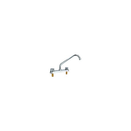 Mezcladora sanplom para fregadero cuello largo 8