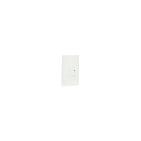 Placa Lucek c/Botón timbre blanco