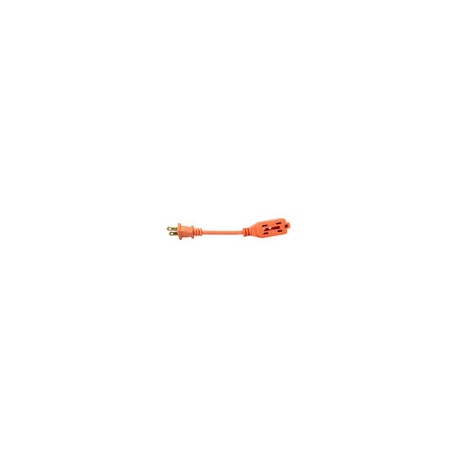 Extensión económica corta uso rudo 10 cms. naranja