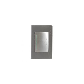 Placa Lucek metal 1 apagador sencillo plata