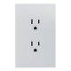 PLACA LUCEK FLAT DUPLEX BLANCA