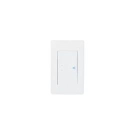 Placa Lucek c/1 apagador escalera blanco
