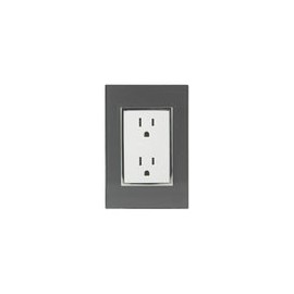Placa Sanelec toscana humo duplex