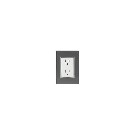Placa Sanelec toscana humo duplex