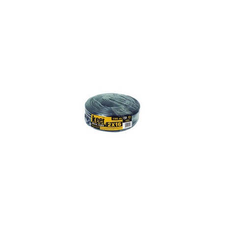 Cable Keer uso rudo 2x16 awg rollo 100m