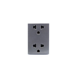 Contacto Lucek colors duplex c/ conexion euroamericana 3 mod