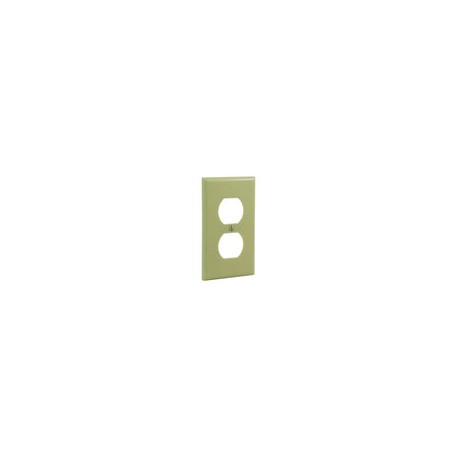 Placa Leviton duplex urea marfil