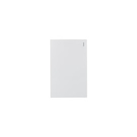 PLACA LUCEK FLAT 1 APAGADOR SENCILLO BLANCA