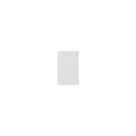 PLACA LUCEK FLAT 1 APAGADOR SENCILLO BLANCA