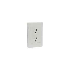 Placa iusa tradizione c/contacto duplex blanco