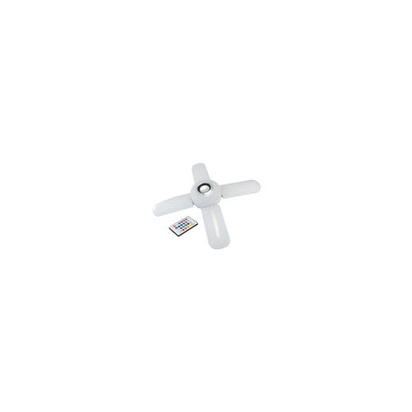 Foco Wanergy led 60w rgb bocina tipo ventilador 4 aspas