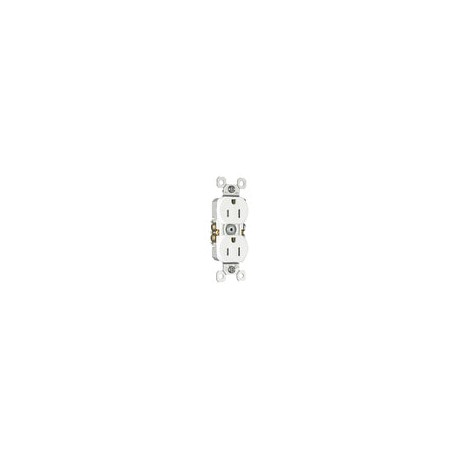 Contacto legrand duplex oculto blanco