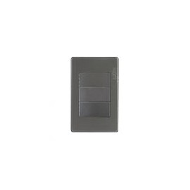 Placa Lucek metalica ciega anonizada