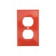 Placa Sanelec duplex naranja
