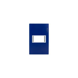 Placa Lucek colors metalica 1 ventana azul zafiro