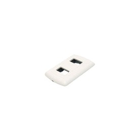 Placa Kley marfil tipo evolucion 2 ventanas