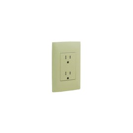Contacto Leviton cien c/placa duplex marfil c/ p.