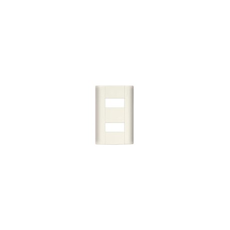 Placa Bticino modus 2v marfil
