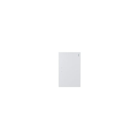 PLACA LUCEK FLAT 1 APAGADOR ESCALERA BLANCA