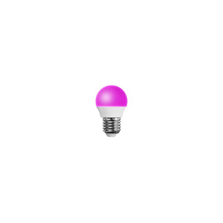 Foco Adir bulbo g45 1w violeta