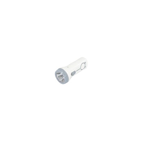 Linterna Sanelec portátil 4 leds blanca recargable