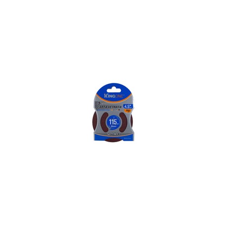 "DISCO DE LIJA PINMARKT 4.5"" 5PZ P60"