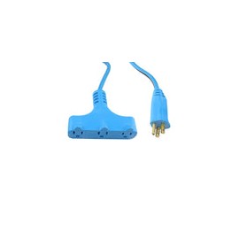 Extensión Sanelec uso rudo 7.6 mts azul 3x16