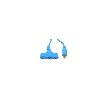 Extensión Sanelec uso rudo 7.6 mts azul 3x16