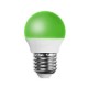 Foco Adir bulbo g45 1w verde