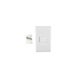Placa Sanelec italia con apagador sencillo